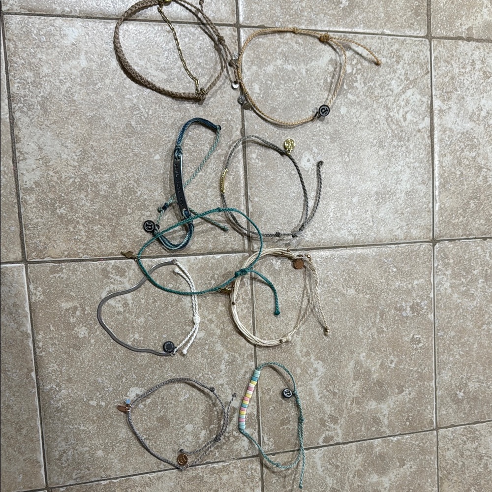 Stylish Multicolor Women's  Pura Vida Bracelets Set (9)